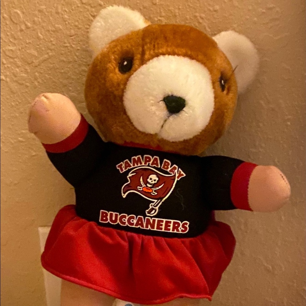 Sold ✨Tampa Bay Buccaneers Cheerleader Teddy Bear (Vintage)✨
